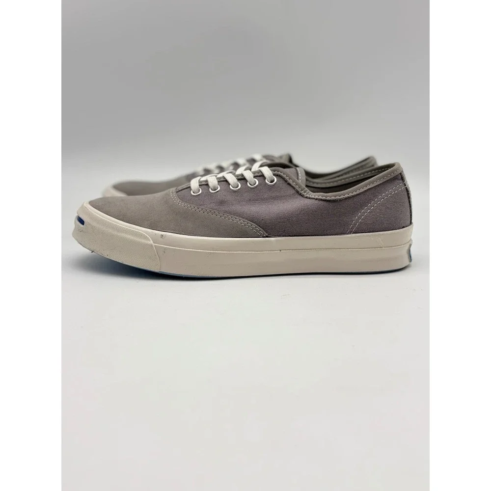 Converse Jack Purcell Grey Wool Textile Low Top Sneakers 153593C Mens 10